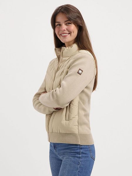 TRAVELIN' Kurtka przejściowa w kolorze beżowym rozmiar: M. Brązowe kurtki Travelin', m, bez wzorów, bez kaptura. Za 376,85 zł.