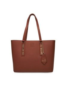 LOVE MOSCHINO Torebka JC4292PP1NL1531A Brązowy. Brązowe torebki klasyczne LOVE MOSCHINO, bez wzorów, ze skóry, bez dodatków. Za 679,99 zł.