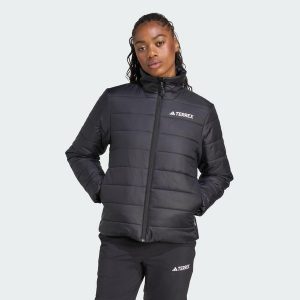 Kurtka ocieplana Terrex Multi Essentials. Czarne kurtki ADIDAS, m, bez wzorów, z puchu, bez kaptura. Za 399,00 zł.