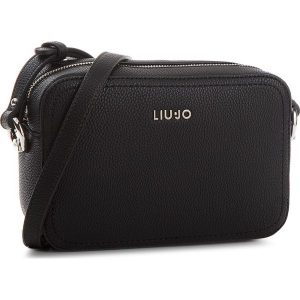 Torebka LIU JO - S Crossbody Manhat A68092 E0011 Nero 22222. Czarne torebki klasyczne marki Liu Jo, ze skóry ekologicznej. Za 399,00 zł.