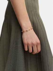 Guess Bransoletka JUBB05 183JW Złoty. Żółte bransoletki Guess, metalowe. Za 149,99 zł.