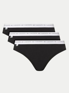 Lacoste Komplet 3 par fig klasycznych 8F1338 Czarny. Czarne komplety bielizny Lacoste, bez wzorów, z bawełny. Za 159,99 zł.