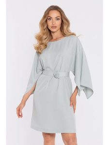 Made of emotion Sukienka w kolorze miętowym rozmiar: S. Zielone sukienki Made Of Emotion, s, bez wzorów, z tkaniny, bez kołnierzyka, bez ramiączek, mini. Za 244,99 zł.