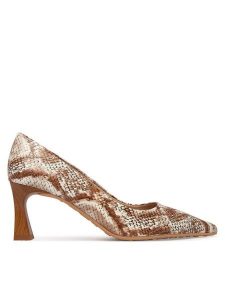 Hispanitas Czółenka HV264677 C003 Brązowy. Brązowe czółenka Hispanitas, bez wzorów, ze skóry, bez obcasa, bez zapięcia. Za 569,99 zł.