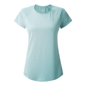 T-shirt Damski Corral. Niebieskie t-shirty Dare 2b, xs, bez wzorów, bez kołnierzyka, bez ramiączek. Za 69,99 zł.