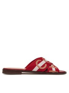 Coccinelle Klapki E4 S07 17 01 01 Czerwony. Czerwone klapki Coccinelle, bez wzorów, z materiału, bez obcasa. Za 459,99 zł.