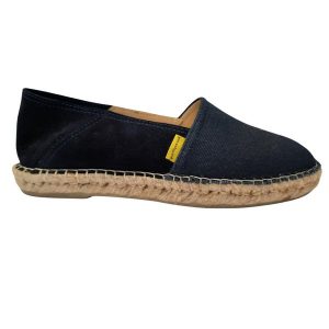 Buty Espadryle Unisex. Brązowe espadryle PACIFIQUE SUD, bez wzorów, bez obcasa. Za 252,50 zł.