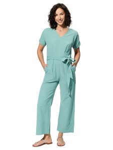 Aller Simplement Kombinezon w kolorze turkusowym rozmiar: 42. Niebieskie kombinezony Aller Simplement, bez wzorów, bez kołnierzyka, bez ramiączek. Za 100,99 zł.