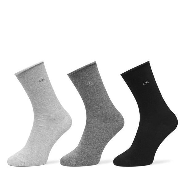 Skarpety długie Calvin Klein. Szare skarpetki Calvin Klein, bez wzorów. Za 49,99 zł.