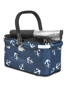 Falko Kosz "Falko Duo" w kolorze niebieskim na zakupy - 48 x 27 x 28 cm rozmiar: onesize. Niebieskie shopper bag Falko, bez wzorów, z materiału, bez dodatków. Za 82,99 zł.