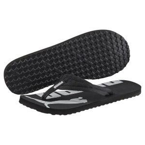 Klapki Puma Epic Flip V2 unisex. Białe klapki Puma, bez wzorów, z materiału, bez obcasa. Za 82,00 zł.