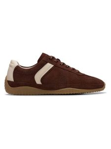 Clarks Skórzane sneakersy w kolorze brązowo-kremowym rozmiar: 37. Brązowe trampki Clarks, bez wzorów, ze skóry, bez zapięcia. Za 217,99 zł.