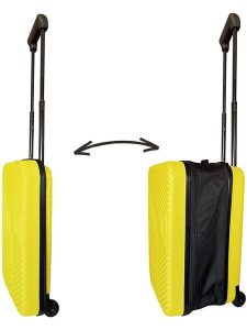 Joybos Walizka w kolorze żółtym - 34 x 47,5 x 28 cm rozmiar: onesize. Żółte walizki Joybos, bez wzorów, z materiału. Za 169,99 zł.