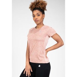 Monetta Performance Koszulka almon Różowy. Brązowe bluzki GORILLA WEAR, m, bez wzorów, sportowe, bez kołnierzyka, bez ramiączek. Za 170,00 zł.