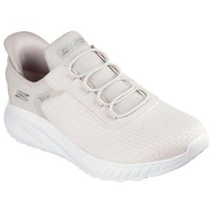 Damskie BOBS SQUAD CHAOS IN COLOR Sneakersy Biały. Białe buty sportowe Skechers, bez wzorów, z materiału, bez zapięcia. Za 379,00 zł.