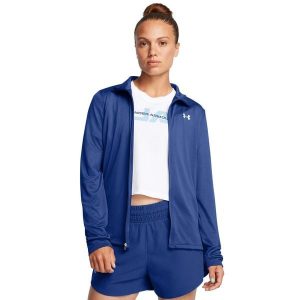 Bluza damska Under Armour Tech Full Zip. Niebieskie bluzy Under Armour, l, bez wzorów, bez kaptura. Za 179,99 zł.