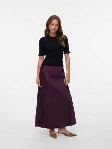 Vero Moda Spódnica w kolorze fioletowym rozmiar: XS. Różowe spódnice Vero Moda, xs, bez wzorów, maxi. Za 65,85 zł.