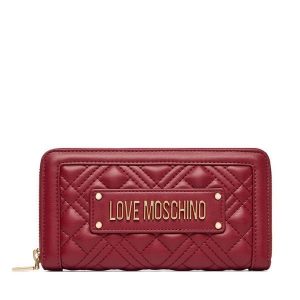 Portfel LOVE MOSCHINO. Czerwone portfele LOVE MOSCHINO, bez wzorów. Za 439,99 zł.