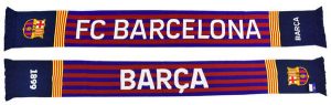 Szalik Barcelona dwustronny - oficjalny licencjonowany. Czerwone szaliki FC BARCELONA, bez wzorów. Za 119,00 zł.