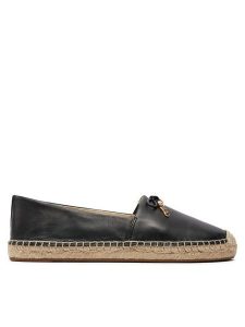 MICHAEL Michael Kors Espadryle Nori 40R4NRFP1L Czarny. Czarne espadryle MICHAEL Michael Kors, bez wzorów, ze skóry, bez obcasa. Za 389,99 zł.