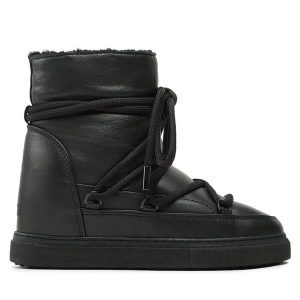 Śniegowce Inuikii. Czarne buty zimowe Inuikii, bez obcasa, bez zapięcia. Za 979,99 zł.