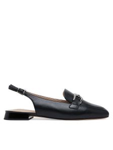 Caprice Baleriny 9-29400-44 Czarny. Czarne balerinki Caprice, bez wzorów, ze skóry, bez obcasa, bez zapięcia. Za 235,99 zł.