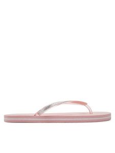 Champion Japonki Sparkling Slide S11688-CHA-PS018 Różowy. Czerwone klapki Champion, bez wzorów, z syntetyku, bez obcasa. Za 69,99 zł.