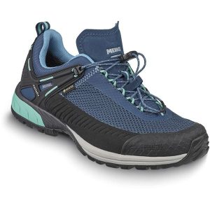 Buty trekkingowe damskie MEINDL Speed Trail Lady GTX, z membraną Gore-Tex. Niebieskie buty trekkingowe MEINDL, z gore-texu, bez zapięcia. Za 799,90 zł.
