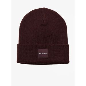 Czapka zimowa Columbia City Trek Heavyweight Beanie - moonvista. Czerwone czapki Columbia, bez wzorów, sportowe. Za 68,99 zł.