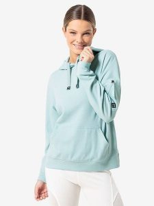 Super.natural Bluza "Favourite" w kolorze turkusowym rozmiar: M. Niebieskie bluzy super.natural, m, bez wzorów, z wełny, z kapturem. Za 339,99 zł.