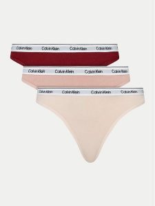 Calvin Klein Underwear Komplet stringów 000QD5209E Kolorowy. Komplety bielizny Calvin Klein Underwear, bez wzorów, z bawełny. Za 139,99 zł.
