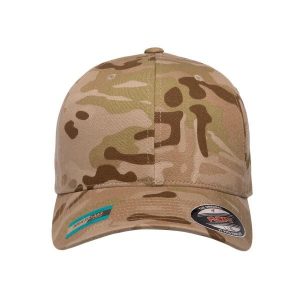 Czapka Z Daszkiem Multicam. Zielone czapki FLEXFIT, bez wzorów. Za 108,99 zł.