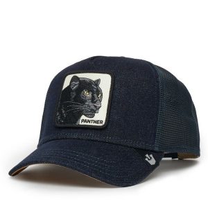 Czapka z daszkiem Goorin Bros. Niebieskie czapki Goorin Bros, bez wzorów. Za 139,99 zł.