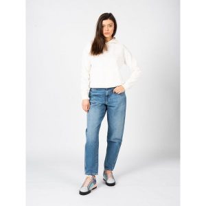 Bluza trekking damska Bischkek. Białe bluzy Fila, l, bez wzorów, z bawełny, bez kaptura. Za 292,00 zł.