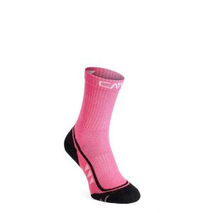 Skarpety damskie CMP Trekking Sock SuperSoft 50 Mid. Czarne skarpetki CMP, bez wzorów. Za 40,99 zł.