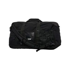 Torba sportowa Hummel Duffle. Czarne torby podróżne i sportowe Hummel, bez wzorów, z bawełny. Za 281,00 zł.