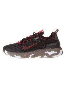 Nike Sneakersy "React" w kolorze czarnym rozmiar: 38,5. Czarne trampki Nike, bez wzorów, bez zapięcia. Za 152,26 zł.