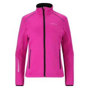 Kurtka do narciarstwa biegowego damska Endurance Zora XCS. Czerwone kurtki ENDURANCE, bez wzorów, z softshellu, bez kaptura. Za 299,99 zł.