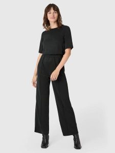 Les Lunes Kombinezon "Kiraa" w kolorze czarnym rozmiar: XL. Czarne kombinezony Les Lunes, xl, bez wzorów, bez kołnierzyka, bez ramiączek. Za 208,99 zł.