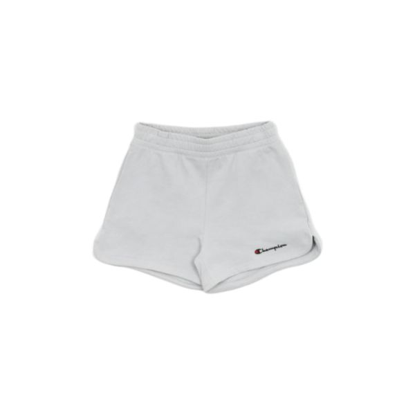 Spodenki sportowe damskie Champion Regular High Waist. Szare spodenki sportowe Champion, m, bez wzorów, z bawełny, z podwyższonym stanem. W wyprzedaży za 116,00 zł.