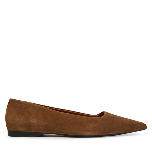 Baleriny Vagabond Shoemakers. Brązowe balerinki Vagabond Shoemakers, bez wzorów, bez obcasa, bez zapięcia. Za 449,99 zł.