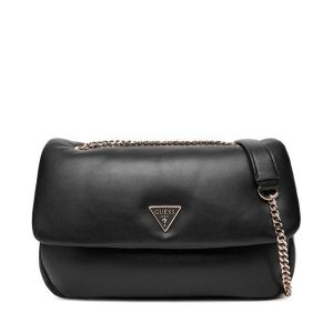 Torebka Guess. Czarne torebki klasyczne Guess, z aplikacjami, bez dodatków. Za 409,99 zł.