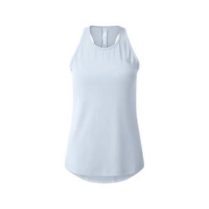 Damski tank top Dare 2B Gravitate. Niebieskie topy Dare 2b, bez wzorów, sportowe, bez kołnierzyka, bez ramiączek. Za 123,50 zł.