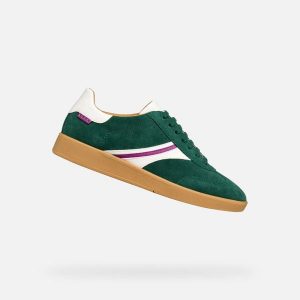 Baskets Femme Baskets Geox D MELEDA Vert Vert Geox. Białe trampki Converse, bez wzorów, bez zapięcia. Za 464,00 zł.