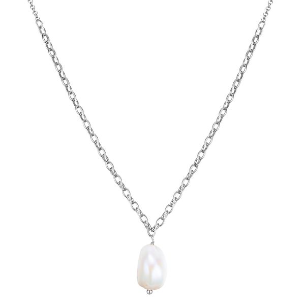 Glanzstücke München Naszyjnik srebrny srebro wysokiej próby Perła hodowlana słodkowodna srebrny Naszyjniki 1 ct Damski. Szare naszyjniki Glanzstücke München, z perłą, srebrne. Za 239,99 zł.