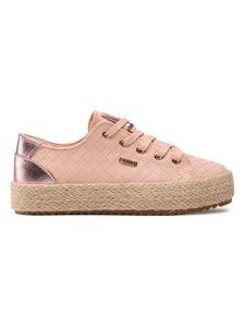 BIG STAR Sneakersy w kolorze cielistym rozmiar: 36. Różowe trampki Big Star, bez wzorów, bez zapięcia. Za 77,95 zł.