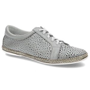 Szare Espadryle Lemar Damskie Stylowe Obuwie. Szare espadryle Lemar, bez wzorów, z dzianiny, bez obcasa. Za 159,00 zł.