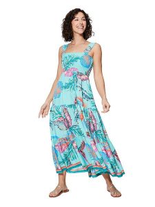 Ipanima Sukienka w kolorze turkusowym rozmiar: 34/36. Niebieskie sukienki Ipanima, na co dzień, bez wzorów, bez kołnierzyka, bez ramiączek, maxi, proste. Za 78,99 zł.