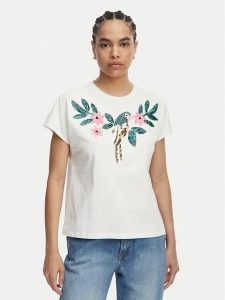 LOLA CASADEMUNT T-Shirt MS2615004 Biały Regular Fit. Białe t-shirty LOLA CASADEMUNT, m, bez wzorów, z bawełny, bez kołnierzyka, bez ramiączek. Za 290,99 zł.
