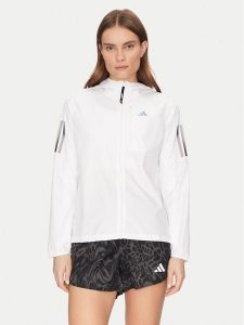 Adidas Kurtka do biegania Own The Run IK7445 Biały Regular Fit. Białe kurtki sportowe ADIDAS, xs, bez wzorów, z syntetyku, bez kaptura, do biegania. Za 239,99 zł.